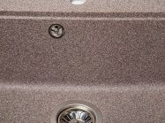 Мийка штучний камінь Solid ГРОСС 600х520 граніт (без отвору під змішувач)