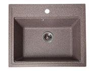 Мийка штучний камінь Solid ГРОСС 600х520 граніт (без отвору під змішувач)