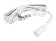 Выключатель диммируемый сенсорный GIFF врезной d=12 с индикатором 3,7-24V 5A белый