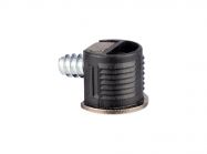 Полицетримач для ДСП полиці 16-19 мм GIFF Clamp R чорний нікель