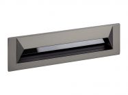 Ручка врізна GIFF 9/105/128 титан матовий/титан глянець