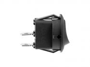 Вимикач меблевий врізний круглий GIFF 6A 250V чорний