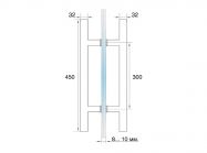 Ручка 32х450 GIFF GC комплект