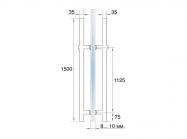 Ручка 32х1500 GIFF GC комплект