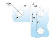 Фитинг угловой GIFF GC комплект