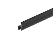 Ущільнювач 180* 8мм скло-скло GIFF 201 L=2500мм чорний непрозорий
