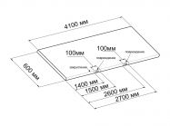 Уцінка. ПФ Egger F186 ST9 R3 Бетон Чикаго світло-сірий 4100x600x38