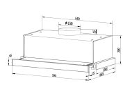 Витяжка DELI  BL A/60 /2/T INTERLINE