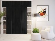 ЛДСП SWISS KRONO 4423 OV Металвуд черный 2800x2070x18