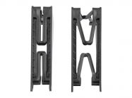 Кутник захисний пластиковий для плитних матеріалів 18-38 мм 95х95 чорний