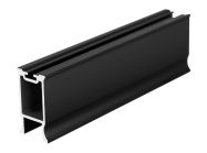 Профіль вертикальний закритий з пазом під щітку Slider LINE L=5300 чорний