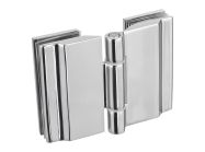 Петля 180* без фіксації GIFF Glass скло-скло полірований хром