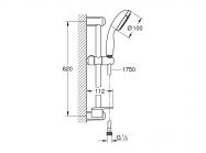 Душовий гарнітур Grohe New Tempesta 100 хром (27926001)