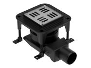 Душевой трап Waterway Spot X 10х10 корпус черный (WSX100001N2)