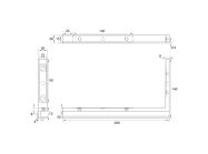 Стабілізаційна штанга ЛІВА GIFF Glass Premio чорний матовий