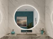 Декоративне дзеркало з фоновим підсвічуванням R11 800*800 мм