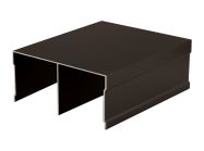 Направляющий профиль верхний SLIDER PROJECT L=5000 темная бронза