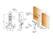 Петля вкладная c доводчиком Line-3D Clip-on GIFF PRIME d=35 H=0 никель