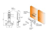 Петля напівнакладна c дотягувачем Line-3D Clip-on GIFF PRIME d=35 H=0 нікель