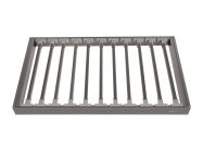 Брючница центральная выдвижная с доводчиком Virno Home 764*420*56 серый