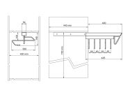 Брючница верхнего крепления одинарная с доводчиком Virno Home 425*145*350 серый