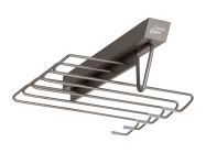 Брючниця верхнього кріплення одинарна з дотягувачем Virno Home 425*145*350 сірий