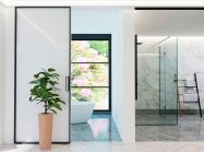 Комплект для подвесной двери невидимого монтажа GIFF Glass Zone 1200x2500 мм