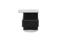 Опора регулируемая квадратная Ozkardesler 40*40 Н=50 черный матовый