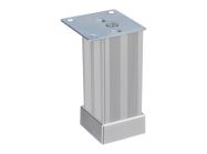 Опора регульована квадратна Ozkardesler 40*40 Н=100 алюміній рифлений