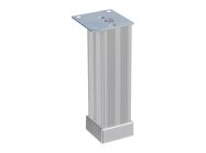 Опора регульована квадратна Ozkardesler 40*40 Н=150 алюміній рифлений