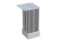 Опора регульована квадратна Ozkardesler 40*40 Н=100 сталь рифлена