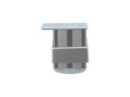 Опора регулируемая квадратная Ozkardesler 40*40 Н=50 сталь рифленая