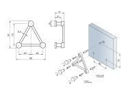 Крючок тройной GIFF 15/200 черный матовый