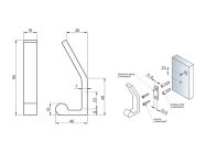 Крючок GIFF 15/103 графит