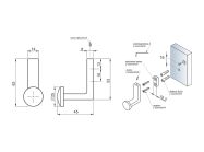 Гачок GIFF 15/105 хром