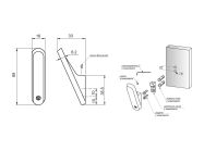 Крючок GIFF 15/107 античная бронза