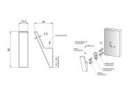 Гачок GIFF 15/108 браш сатин нікель