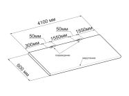 Уцінка. ПФ Egger F651 ST16 R3 Аргіліт сірий 4100x600x38