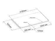 Уцінка. ПФ FAB Італія 6019 AR D4 Мармур Калакатта (Вологостійка) 4190x600x38