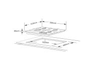Варильна поверхня VGS 463 FGK BA INTERLINE