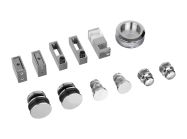 Комплект РС 30x10 GIFF 304 c двойной нижней направляющей полированный хром