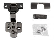 Петля вкладна з дотягувачем Clip-on 3D GIFF PRIME d=35 H=0 чорний нікель