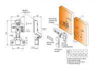 Петля вкладна з дотягувачем Clip-on 3D GIFF PRIME d=35 H=0 чорний нікель