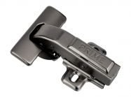 Петля рівнолежача з дотягувачем Clip-on GIFF PRIME 180* d=35 Н=2 чорний нікель