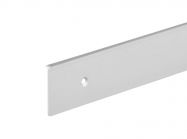 Заглушка стільниці торцева права U-закруглена GIFF 38х600 R-1 алюміній