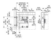 Шафотримач регульований лівий Hafele/Camar 807 (290.40.902)