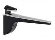 Крепление для стеклянной полки GIFF Ibis L=130 H=65 черный