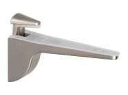 Кріплення для скляної полиці GIFF Ibis L=130 H=65 браш сатин нікель