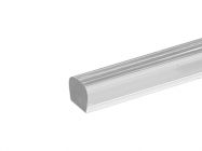 Поріг 10х10 мм GIFF L=2000 мм прозорий