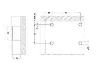 Шкафодержатель регулируемый левый Hafelе/Camar 807 XL IN (290.40.932)